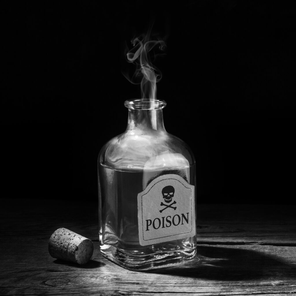 Don't be so thirsty that you drink from every cup handed to you. That's how you get poisoned.