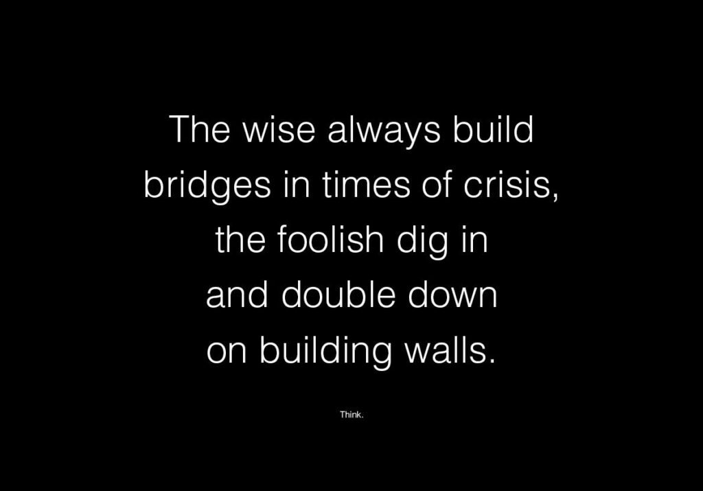 About building bridges